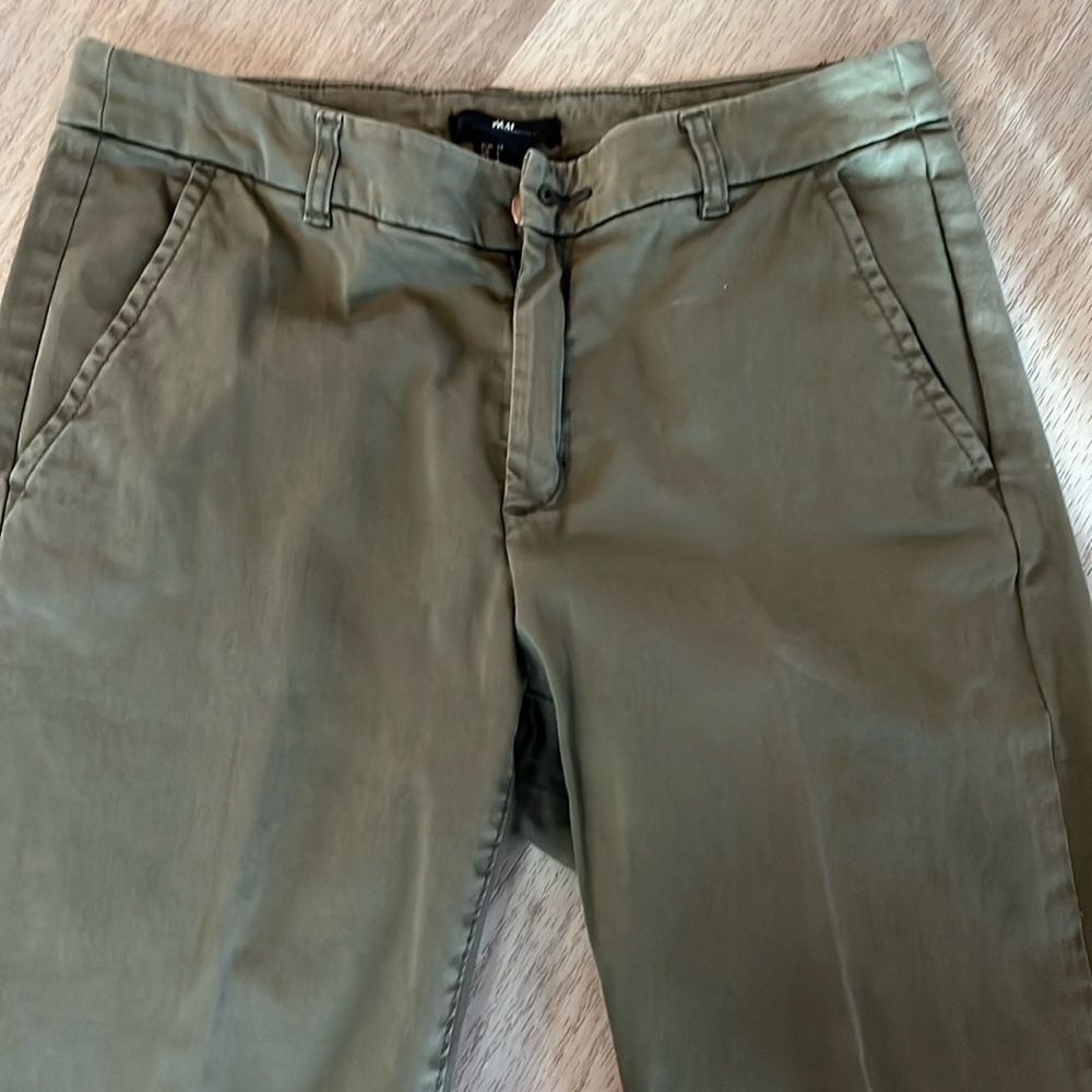 H&M olive green slacks
